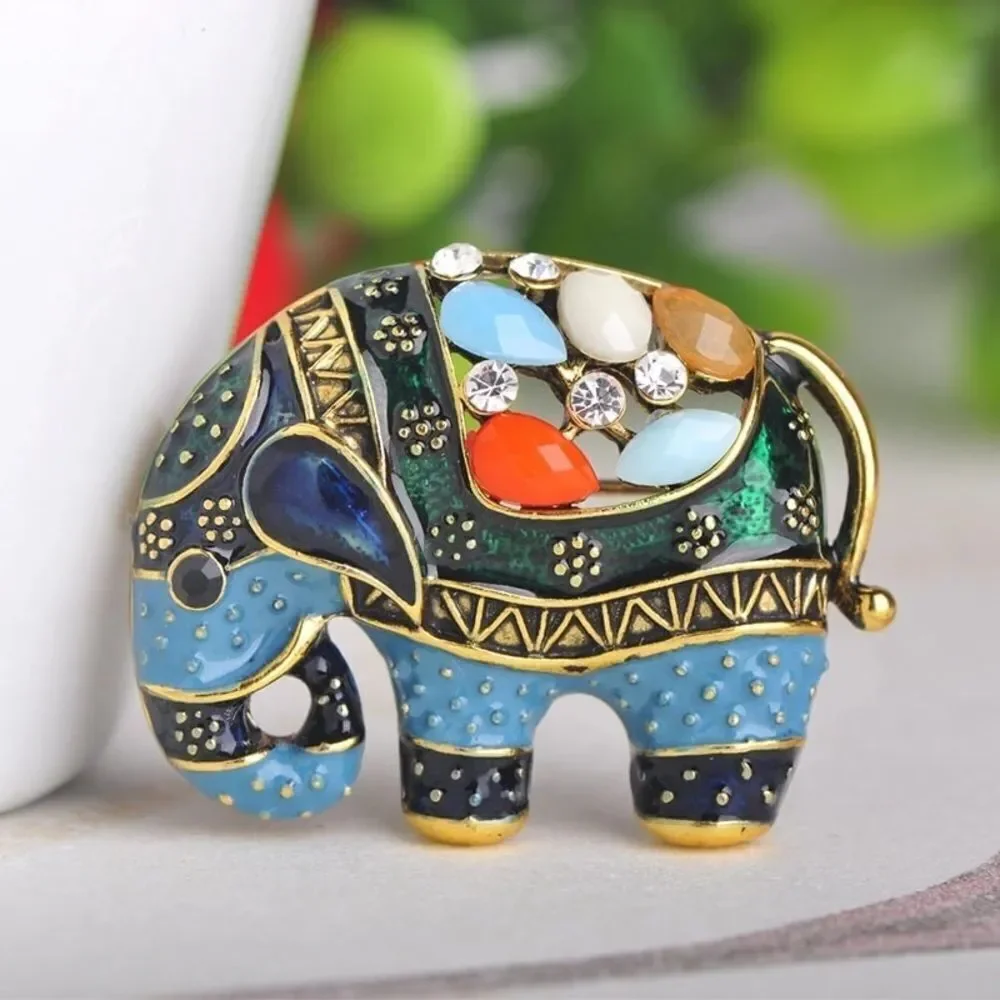 VQ Thailand Elephant Brooch